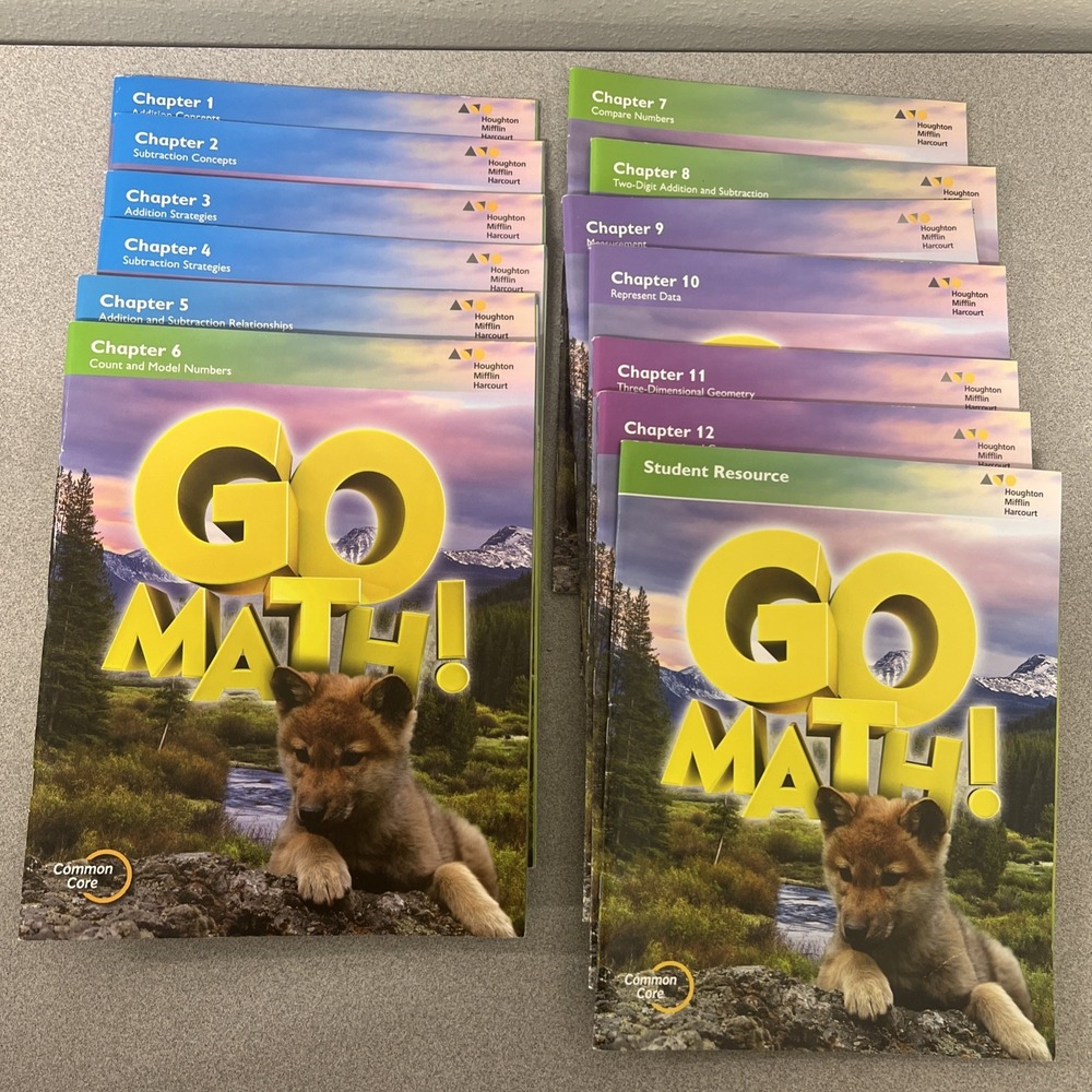 Go Math!: Grade 1 Student Edition & Complete Student Set Chapters 1-12 paperback